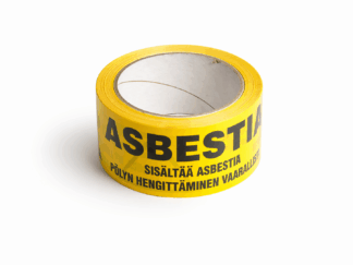 Asbesti varoitusteippi 50mm x 66m