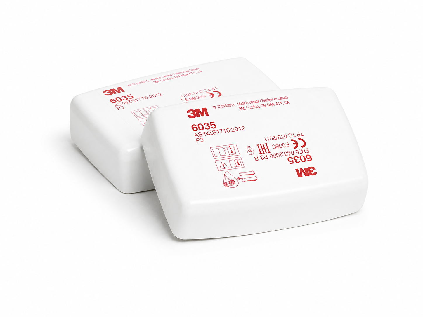 3M P3 suodattimet 7500/6000 puolimaskiin