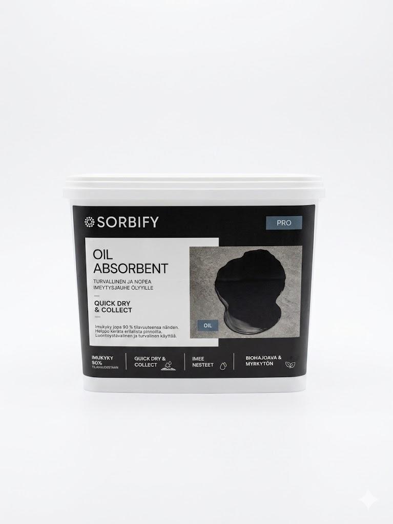 SORBIFY OIL imeytysaine öljylle 10,9L